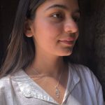 92.5 sterling silver goddess laxmi feet charm