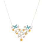 Butterfly Delight 925 Silver Necklace
