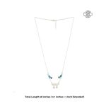 Nature's Delight 925 silver necklace earrings set