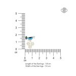 Nature's Delight 925 silver necklace earrings set