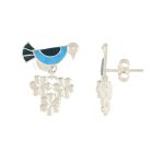 Nature's Delight 925 silver necklace earrings set
