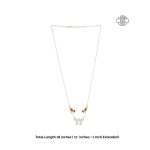 Nature's Delight 925 silver necklace earrings set