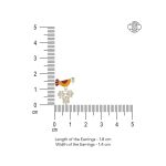 Nature's Delight 925 silver necklace earrings set