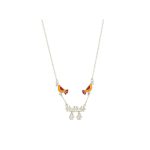 Nature's Delight 925 silver necklace earrings set