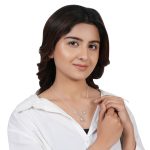 Floral Filigree Drop 925 Silver Necklace