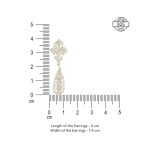 Filigree Drop 92.5 Sterling Silver Earrings