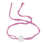 Lotus 92.5 sterling silver rakhi