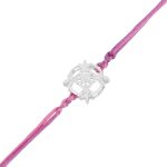 Lotus 92.5 sterling silver rakhi