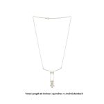 Floral Dream 925 Silver Necklace Earrings Set