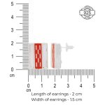 Rain 92,5 sterling silver earrings with enamel