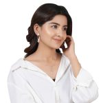 Floral Dream 925 Silver Necklace Earrings Set