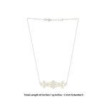 Classic Floral 925 Silver Necklace