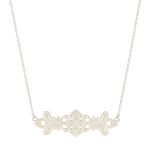 Classic Floral 925 Silver Necklace