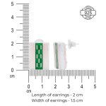 Rain 92,5 sterling silver earrings with enamel