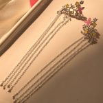 Pink Butterfly 92.5 Sterling silver Shoulder Grazer Earrings