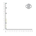 Blue Green 92.5 Sterling Silver Flower Leaf Shoulder Grazer Earrings