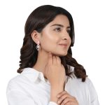 92.5 sterling silver dual shade enamel earrings inspired by taj mahal motifs