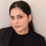 Gold plated 92.5 sterling silver red green square earrings with oval drop