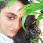 Engraved flower 92.5 sterling silver nose pin