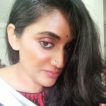 Semi-circular floral 92.5 sterling silver nose pin