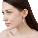 Cylindrical 92.5 Sterling Silver Filigree Jhumkis