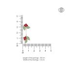 Enchanted Blossoms 925 Silver Necklace Earrings Set