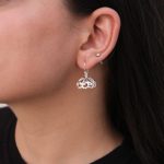 Leafy Floral 92.5 Sterling Silver Jhumkis