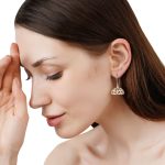 Leafy Floral 92.5 Sterling Silver Jhumkis