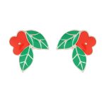 Blossom Beauty 925 Silver Necklace Earrings Set