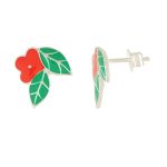 Blossom Beauty 925 Silver Necklace Earrings Set