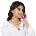 Blossom Beauty 925 Silver Necklace Earrings Set