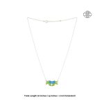 Blossom Beauty 925 Silver Necklace Earrings Set