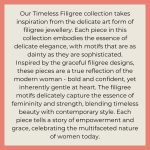 Inspiration for a collection of jewellery inspired by dainty filigree motifs