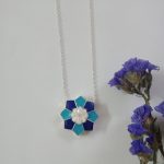 Blue Rangoli 925 Silver Pendant