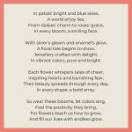 Inspiration for nature inspired 92.5 sterling silver jewellery with vibrant enamel