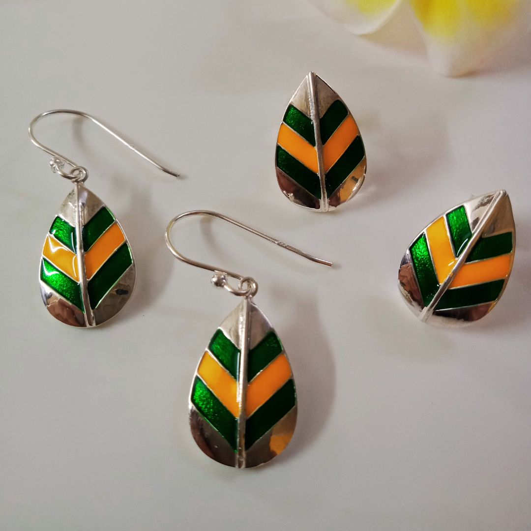 Leaf 925 silver earrings Leaf 925 silver earrings