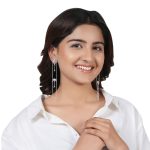 Filigree Dangle 925 Silver Shoulder Grazer Earrings