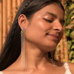 Butterfly 925 silver shoulder grazer earrings