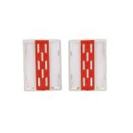 Rain 92.5 sterling silver earrings with orange enamel