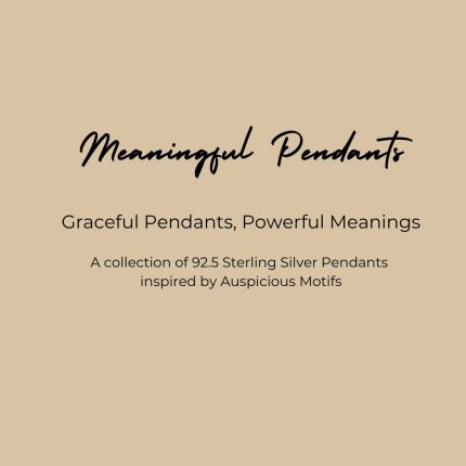 Inspiration for collection of 92.5 sterling silver pendants with powerful meanings
