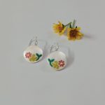 Blossoming Flowers 92.5 Sterling Silver Danglers