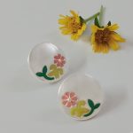 Blossoming Flowers 92.5 Sterling Silver Earstuds