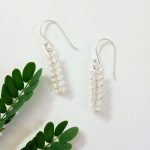 Delicate Gulmohar Leaf 92.5 Sterling Silver Dangler Earrings