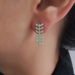 Delicate Gulmohar Leaf 92.5 Sterling Silver Ear studs