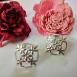 Lotus 92.5 Sterling Silver Ear Studs