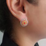 Sooraj 92.5 Sterling Silver Earrings with Post