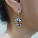 Double Fish 925 silver danglers