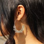 Graceful Blooms 92.5 Sterling Silver Hoops