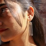 Graceful Shimmers 925 silver jhumkis