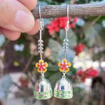 Gulmohar 925 Silver Jhumka